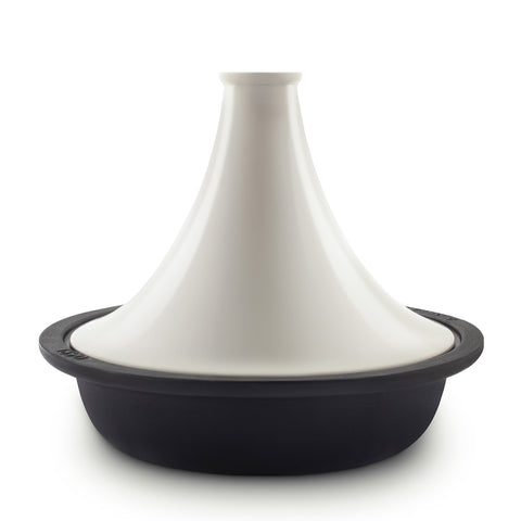 Ⓜ️🔵🔵🔵 La Fonderie 1890 ASILAH - Tajine e Couscous, ciotola e coperchio in ghisa smaltata BEIGE