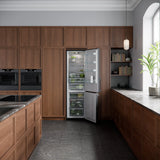 Ⓜ️🔵🔵🔵 ASKO RFN 232041 B - Frigorifero combinato, frigo sopra e congelatore sotto, Total No Frost, libera installazione (incassabile), BLACK STEEL (ACCIAIO NERO), 60 x 200 cm, Nuova classe C