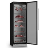 Ⓜ️🔵🔵🔵 H.Koenig BLK960 - Frollatore per carne in ACCIAIO INOX con vetro anti-UV, MEAT DRY AGER, cantina per maturazione carne da 415 litri, camera di stagionatura per carne, GANCI INCLUSI (Copy)