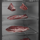 Ⓜ️🔵🔵🔵 H.Koenig BLK960 - Frollatore per carne in ACCIAIO INOX con vetro anti-UV, MEAT DRY AGER, cantina per maturazione carne da 415 litri, camera di stagionatura per carne, GANCI INCLUSI (Copy)