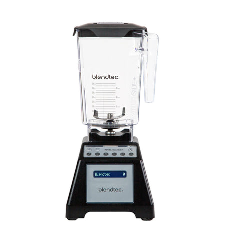 Ⓜ️🔵🔵🔵 BLENDTEC Total Blender Black - Frullatore professionale ad altissime prestazioni, caraffa in Tritan da 1100 ml, senza BPA (BPA FREE), colore nero, GARANZIA 8 ANNI del produttore INCLUSA, potenza 1560 W, LAVABILE IN LAVASTOVIGLIE
