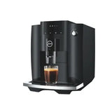 Ⓜ️🔵🔵🔵 JURA E4 Piano Black - Macchina da caffè espresso COMPLETAMENTE AUTOMATICA, colore Piano Black, 5 Bevande