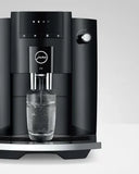 Ⓜ️🔵🔵🔵 JURA E4 Piano Black - Macchina da caffè espresso COMPLETAMENTE AUTOMATICA, colore Piano Black, 5 Bevande