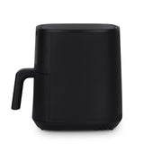 Ⓜ️🔵🔵🔵 H.Koenig FRY840 - Friggitrice ad aria SENZA BPA, 4 litri, finitura NERO OPACO, LAVABILE IN LAVASTOVIGLIE, senza olio, comandi a sfioramento, 1300 W