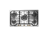 Ⓜ️🔵🔵🔵 ILVE HCB90CCN - Piano cottura a gas, 5 Fuochi, Bruciatori a gas Dual, Spartifiamma in ottone, Griglie in ghisa, Acciaio smaltato o inox, 90 cm, Linea Nostalgie, Incasso