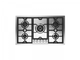 Ⓜ️🔵🔵🔵 ILVE HCPMT95D - Piano cottura filo top, 5 Fuochi a gas, Griglie in ghisa, Spartifiamma in ottone, Acciaio inox, 90 cm, Linea Panoramagic, Incasso