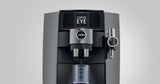 Ⓜ️🔵🔵🔵 JURA J10 Twin Diamond Onyx - Macchina da caffè espresso a due tazze COMPLETAMENTE AUTOMATICA, con COFFEE EYE rileva la posizione della tazza, colore Diamond Onyx, 46 Bevande, anche con latte, funzione LIGHT BREW, accessorio per sciroppi SWEET FOAM