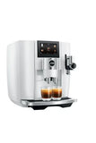 Ⓜ️🔵🔵🔵 JURA J8 Piano White - Macchina da caffè espresso COMPLETAMENTE AUTOMATICA, colore Piano White, 31 Bevande, anche con latte, Funzione Sweet Foam