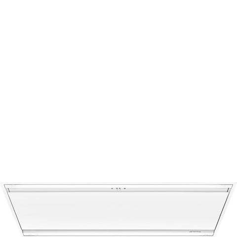 Ⓜ️🔵🔵🔵 Smeg KLT120LWHS - Cappa aspirante a soffitto, 120 cm, Estetica Universale, Nuova Classe C