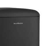 Ⓜ️🔵🔵🔵 Les Collectors N°531 - Pattumiera a pedale, corpo in ACCIAIO INOX e finitura GRIGIO SCURO OPACO, 20 litri, CHIUSURA SILENZIOSA del coperchio