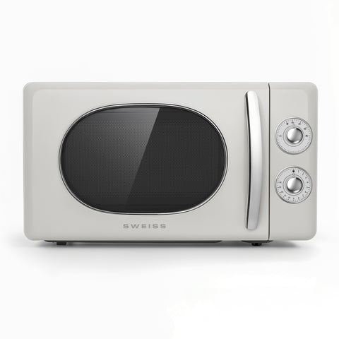 Ⓜ️🔵🔵🔵 SWEISS MOVI8 - Forno a microonde vintage. 20 litri, crema