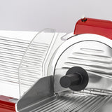 Ⓜ️🔵🔵🔵 H.Koenig MSX254 ROSSA - [📦🚨Spedizione immediata!🚚💨] Affettatrice professionale ROSSA, lama MADE IN ITALY di 25cm diametro, spessore di taglio da 0 a 12mm, motore asincrono