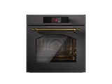 Ⓜ️🔵🔵🔵 ILVE OV601NTPY - Forno elettrico pirolitico, Incasso, 60 cm, Capacità 65 L, Acciaio inox o Acciaio verniciato, Temp. 320°C, Display touch TFT, 18 funzioni, Linea Nostalgie, Nuova classe A+