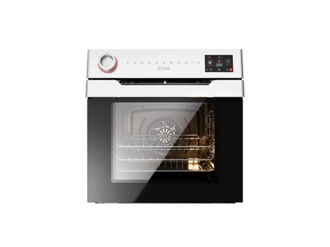 Ⓜ️🔵🔵🔵 ILVE OV60PMT3 - Forno elettrico multifunzione, Incasso, 60 cm, Capacità 65 L, Acciaio inox, Inox/ Satinato, Temp. 320°C, Display touch TFT, 16 funzioni, Linea Panoramagic, Nuova classe A+