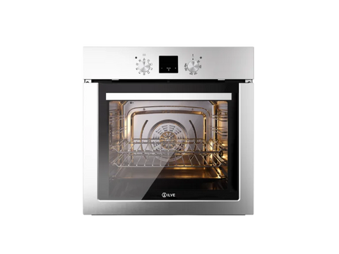 Ⓜ️🔵🔵🔵 ILVE OV60SMPVS1 - Forno elettrico multifunzione, Incasso, 60 cm, Capacità 69 L, Acciaio inox, Temp. 270°C, 9 Funzioni, Linea Professional Plus, Nuova classe A