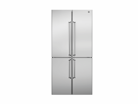 Ⓜ️🔵🔵🔵 LA GERMANIA RLG844CFNXTT - Frigorifero Cross Door, Acciaio Inox, 84 cm, 321 L frigorifero/ 166 L congelatore, Acciaio Inox, Total No Frost, Serie Americana, Libera Installazione, Nuova Classe D