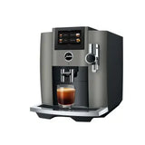 Ⓜ️🔵🔵🔵 JURA S8 Dark Inox - Macchina da caffè espresso COMPLETAMENTE AUTOMATICA, colore Dark Inox, 27 Bevande, anche con latte, Funzione Sweet Foam