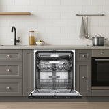 Ⓜ️🔵🔵🔵 SanGiorgio ST8013AD - Lavastoviglie da incasso 60 cm, scomparsa totale, 14 coperti, Nuova classe B, 7 programmi e 4 funzioni speciali tra cui Power Wash e lavaggio espresso