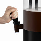 Ⓜ️🔵🔵🔵 H.Koenig SHK900 - Distributore cioccolata calda, CIOCCOLATIERA, capienza 6 litri, SENZA BPA, BPA Free, lavabile in lavastoviglie, colore NERO OPACO
