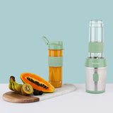 Ⓜ️🔵🔵🔵 H.Koenig SMOO18 - MINI FRULLATORE SENZA BPA verde/acciaio, con 2 borracce in dotazione, COMPATIBILE CON LA LAVASTOVIGLIE, perfetto per integratori proteici e vitaminici