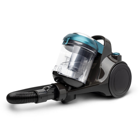 Ⓜ️🔵🔵🔵 H.Koenig STC62 - Aspirapolvere ciclonico a traino senza sacco, SPAZZOLA PER PARQUET e SPAZZOLA PER TAPPEZZERIA, potenza 850 W