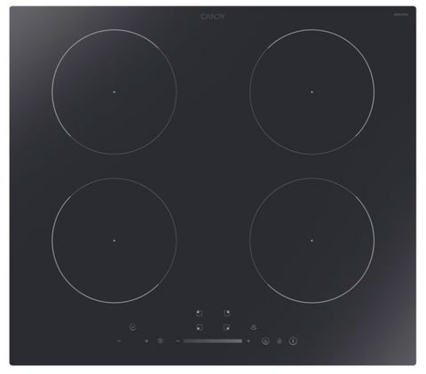 Ⓜ️🔵🔵🔵 Candy CIS642SCTT/1 - Piano cottura Idea, Induzione, 4 zone, Nero, Vetroceramica