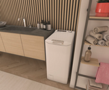 Ⓜ️🔵🔵🔵 HOOVER H3TSM48TAMCE-11 - Lavatrice a carica dall’alto, 8 kg, 1400 RPM, Nuova classe B, 17 programmi, L x P x A (cm) 41x60x86, Nuova classe B