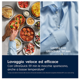 Ⓜ️🔵🔵🔵 Electrolux EW7FBG411G - Lavatrice carica frontale11 kg, SteamCare, 1400 giri, bianca,  Nuova classe A