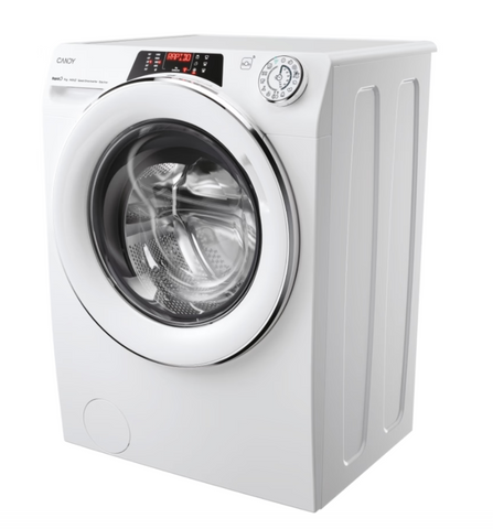 Ⓜ️🔵🔵🔵 Candy RO 1496DWMCT/1-S - Lavatrice 9 kg, carica frontale, centrifuga 1400 giri, bianca, controllo remoto Wi-Fi, Nuova classe A