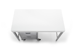 Ⓜ️🔵🔵🔵 Alpes 130C-BANCO-1 - LIBERI IN CUCINA, Elemento Contenimento, banco cucina, acciaio inox top in Corian®, larg. 130cm, prof. 65cm, alt. 90/95cm, carrello sottopiano, cassetto, 2 ripiani estr., larg. 55cm, prof. 55cm, alt. 80cm