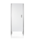 Ⓜ️🔵🔵🔵 Alpes 68/165 FRIGRIFERO- LIBERI IN CUCINA, Elemento Colonne, colonna cucina per inserimento frigorifero, acciaio inox, larg. 68cm, prof. 64cm, alt. 165/170cm, anta inox per frigorifero 60cm