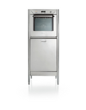 Ⓜ️🔵🔵🔵 Alpes 68/165 FORNO/4- LIBERI IN CUCINA, Elemento Colonne, colonna cucina, acciaio inox, larg. 68cm, prof. 64cm, alt. 165/170cm, forno elettrico incasso 60cm, anta inox per lavastoviglie 60cm