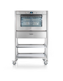 Ⓜ️🔵🔵🔵 Alpes 98/165 FORNO/1- LIBERI IN CUCINA, Elemento Colonne, colonna cucina, acciaio inox, larg. 98cm, prof. 64cm, alt. 165cm, forno elettrico incasso 90cm, cassetto 90cm con portaposate, 2 ripiani estr. 90cm