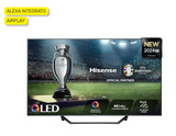 Ⓜ️🔵🔵🔵 HISENSE 65A79 - Smart TV Q-LED 65 pollici UHD 4k, TivùSat, Game Mode Plus, Alexa integrato, AirPlay compatible, Audio Dolby Atmos, Pannello Dolby Vision, Smart VIDAA con le PRINCIPALI apps integrate