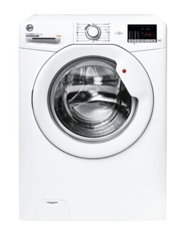 Ⓜ️🔵🔵🔵 HOOVER H3W 492DA4-S - Lavatrice, 9 kg, 1400 RPM, Nuova classe B, Bianca, 15+1 programmi