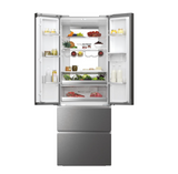 Ⓜ️🔵🔵🔵 Haier HFW7720EWMP - [📦🚨Spedizione immediata!🚚💨] Frigorifero ad armadio french door, CON DISPENSER ACQUA, No Frost, luce LED, colore Grey, largo 70 cm, Nuova classe E