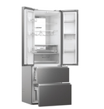 Ⓜ️🔵🔵🔵 Haier HFW7720EWMP - [📦🚨Spedizione immediata!🚚💨] Frigorifero ad armadio french door, CON DISPENSER ACQUA, No Frost, luce LED, colore Grey, largo 70 cm, Nuova classe E