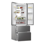 Ⓜ️🔵🔵🔵 Haier HFW7720EWMP - [📦🚨Spedizione immediata!🚚💨] Frigorifero ad armadio french door, CON DISPENSER ACQUA, No Frost, luce LED, colore Grey, largo 70 cm, Nuova classe E