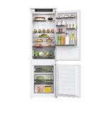 Ⓜ️🔵🔵🔵 Haier HBW5518D - Frigorifero combinato 2D 55, Serie 6, Incasso, 2 porte, No Frost, Luce Led, Bianco, L x P x A 54x54.5x177.2, Classe D