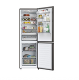 Ⓜ️🔵🔵🔵 Haier HDPW5618DNPD - Frigorifero combinato 2D 60, Serie 5 Pro, Libera installazione, 2 porte, No Frost, Luce Led, Nero, L x P x A 59,5x66,7x185, Classe D