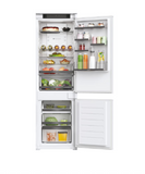 Ⓜ️🔵🔵🔵 Haier HBW5518E - Frigorifero combinato 2D 55, Serie 6, Incasso, 2 porte, No Frost, Luce Led, Bianco, L x P x A 54x54.5x177.2, Classe E
