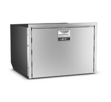 Ⓜ️🔵🔵🔵 Vitrifrigo DRW70A - Frigo-freezer a cassetto, All in One, Acciaio Inox, 80 Litri, Luce LED, NO-Frost, A x L x P 46.7x66.6x59 cm
