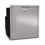 Ⓜ️🔵🔵🔵 Vitrifrigo DW62 OCX2 - Frigo a cassetto, 62 Litri, Acciaio Inox, Luce LED, Vent Position, A x L x P 54.5x51.3x54 cm