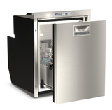 Ⓜ️🔵🔵🔵 Vitrifrigo DW51 OCX2 DRINKS - Frigo a cassetto, 51 Litri, Acciaio Inox, Luce LED, Vent Position, A x L x P 57.4x44.3x52.2 cm