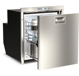Ⓜ️🔵🔵🔵 Vitrifrigo DW62 OCX2 DRINKS - Frigo a cassetto, 62 Litri, Acciaio Inox, Luce LED, Vent Position, A x L x P 57.4x51.3x54.7 cm