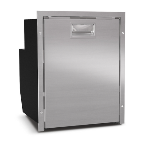 Ⓜ️🔵🔵🔵 Vitrifrigo C51iX OCX2 - Frigo-Freezer, Porta singola, 51 Litri, Steelock, Acciaio Inox, Luce LED, Vent Position, A x L x P 54.5x44.3x51.5 cm