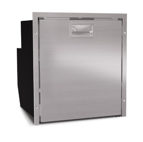 Ⓜ️🔵🔵🔵 Vitrifrigo C62iX OCX2 - Frigo-Freezer, Porta singola, 62 Litri, Steelock, Acciaio Inox, Luce LED, Vent Position, A x L x P 54.5x51.3x54 cm