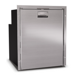 Ⓜ️🔵🔵🔵 Vitrifrigo C90iX OCX2 - Frigo-Freezer, Porta singola, 90 Litri, Steelock, Acciaio Inox, Luce LED, Vent Position, A x L x P 63.5x53.3x54.3 cm