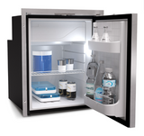 Ⓜ️🔵🔵🔵 Vitrifrigo C90iX OCX2 - Frigo-Freezer, Porta singola, 90 Litri, Steelock, Acciaio Inox, Luce LED, Vent Position, A x L x P 63.5x53.3x54.3 cm