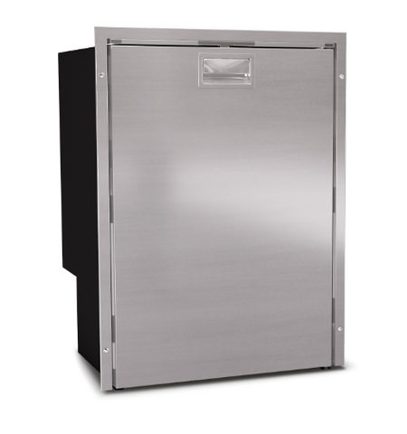 Ⓜ️🔵🔵🔵 Vitrifrigo C115iX OCX2 - Frigo-Freezer, Porta singola, 115 Litri, Steelock, Acciaio Inox, Luce LED, Vent Position, A x L x P 78x58.8x55.8 cm